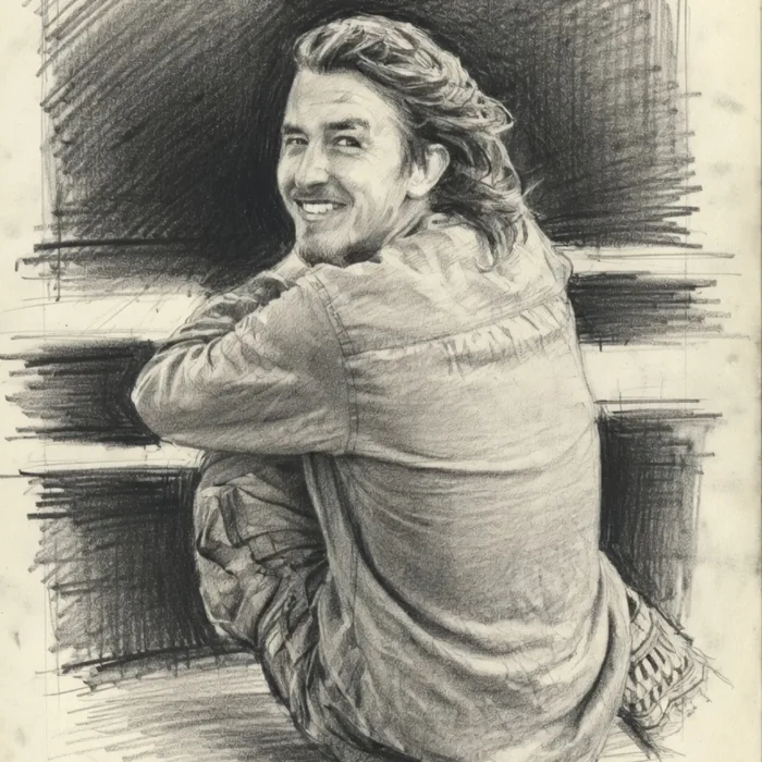 Pencil portrait of Willem