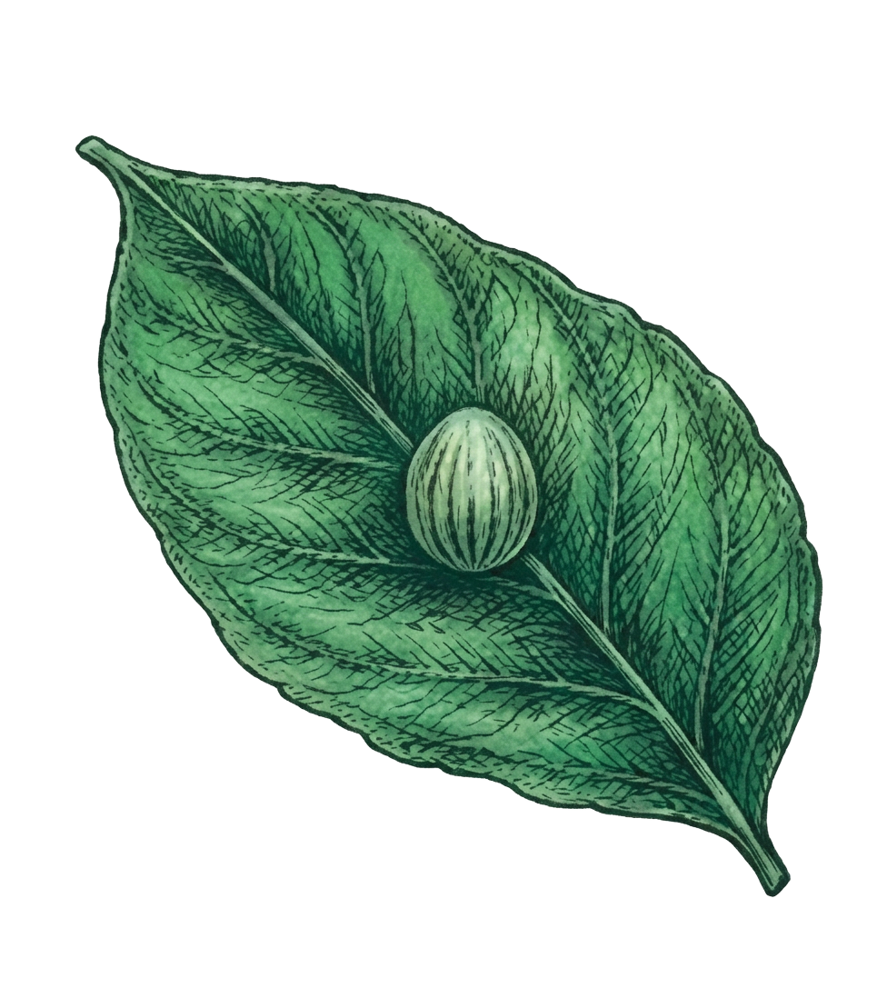 Butterfly egg illustration
